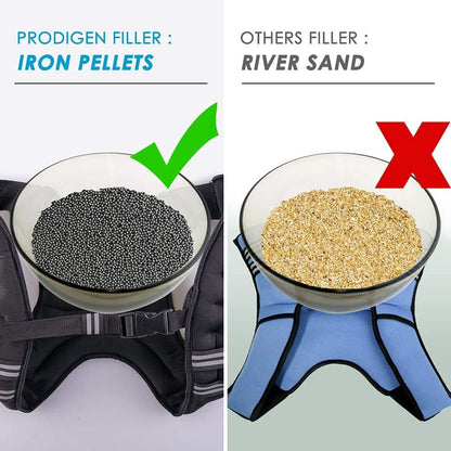 Adjustable Weighted Vest – 8–30 Lbs with Reflective Stripes for Training & Cardi